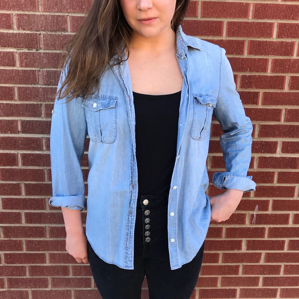 J. Crew chambray shirt